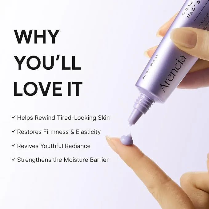 سيروم ارينسيا معزز بالـ NAD + & RESVERATROL للوجه واسفل العين — صورة 3